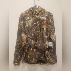 Realtree Mens Tech Hoodie with Face Gaiter - Size M